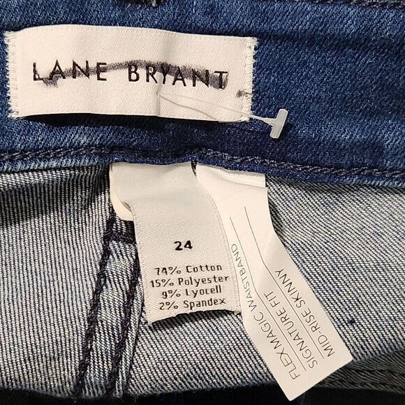 Lane Bryant Skinny Size 24 Signature Fit Mid-rise B7 - Picture 9 of 11